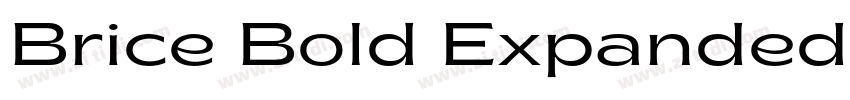 Brice Bold Expanded字体转换